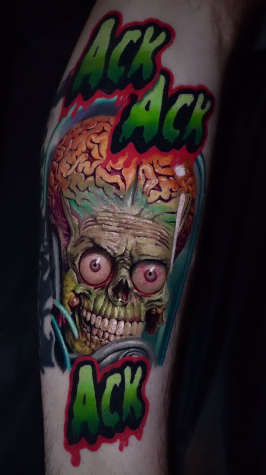 Mars Attacks tattoo by Daniel